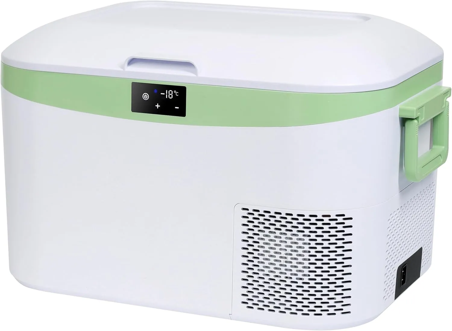 12 Volt Refrigerator Portable Car Freezer 13.5 Quart (12.8 Liter) Compressor Cooler 12V/24V DC 110～240 Volt AC for Truck Van RV Camper SUV Boat Travel Camping Road Trips Tailgating -18℃~ 15℃