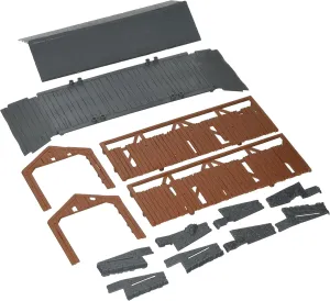 Bachmann Trains - PLASTICVILLE U.S.A. BUILDINGS – CLASSIC KITS - COVERED BRIDGE - O Scale