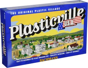 Bachmann Trains - PLASTICVILLE U.S.A. BUILDINGS – CLASSIC KITS - HOUSE UNDER CONSTRUCTION - HO Scale