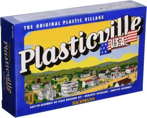 Bachmann Trains - PLASTICVILLE U.S.A. BUILDINGS – CLASSIC KITS - SCHOOL HOUSE - HO Scale
