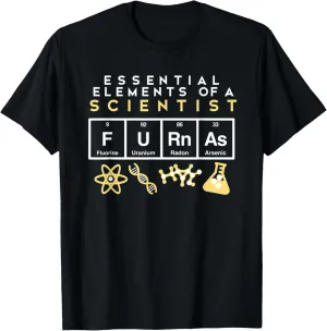 Birthday Furnas Periodic Elements Custom Science Nerd Gifts T-Shirt