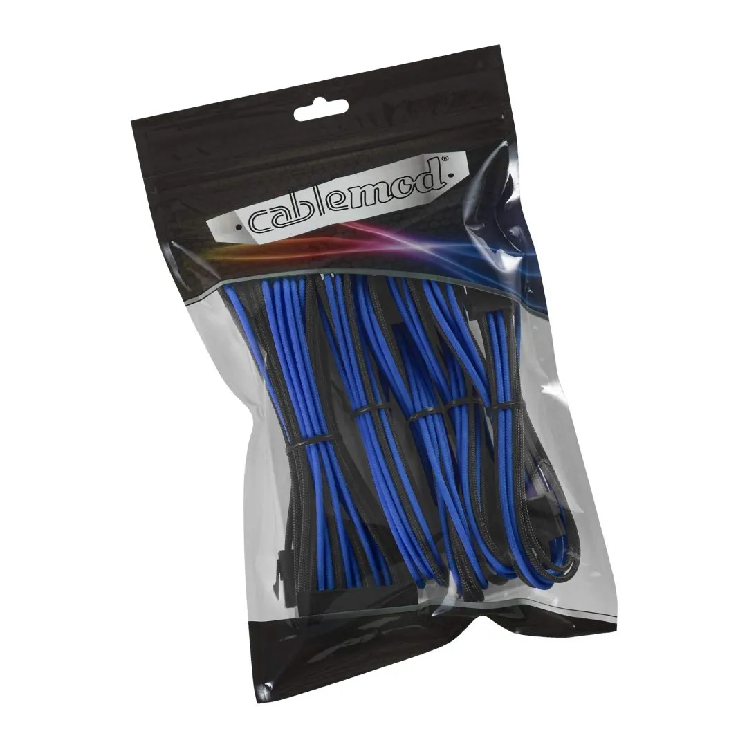 CableMod 8 8 Series Classic ModMesh Sleeved Cable Extension Kit (Black   Blue)