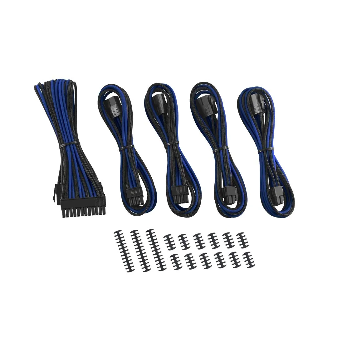 CableMod 8 8 Series Classic ModMesh Sleeved Cable Extension Kit (Black   Blue)