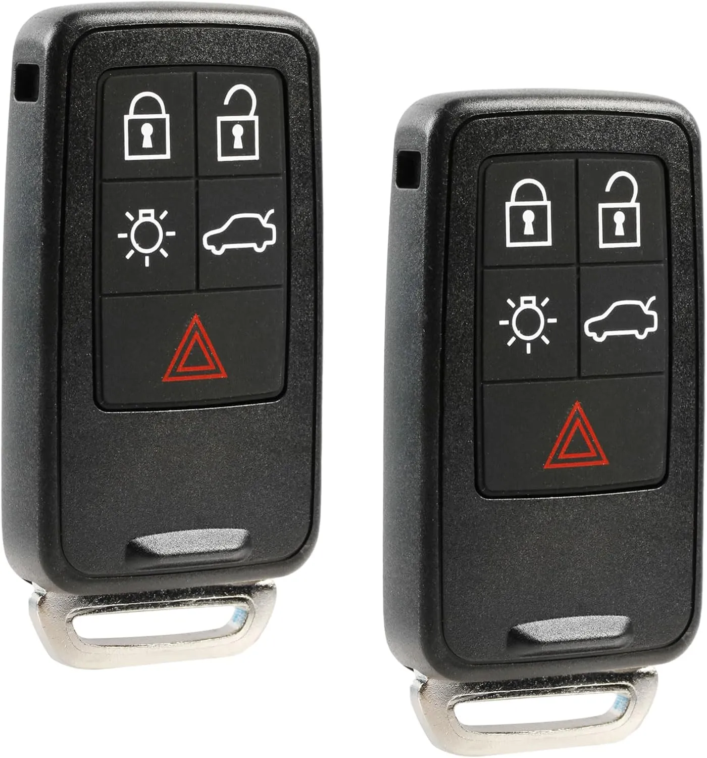 Car Key Fob Keyless Entry Smart Remote fits Volvo S60 S80 V60 V70 XC60 XC70 (KR55WK49264), Set of 2