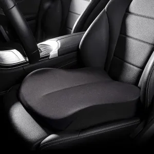 Car Seat Cushion for Ford Maverick 2022 2023 2024, Portable Breathable Non Slip Memory Foam Seat Booster Improve Driving View Comfort Hip Pads,Black