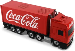Coca-Cola Truck Replica Bluetooth Speaker with Deep Bass | USB, AUX, FM Radio, TF Card, and MP3 Compatibility Perfect for Home, Office or Group Party | Wireless Portable Speaker