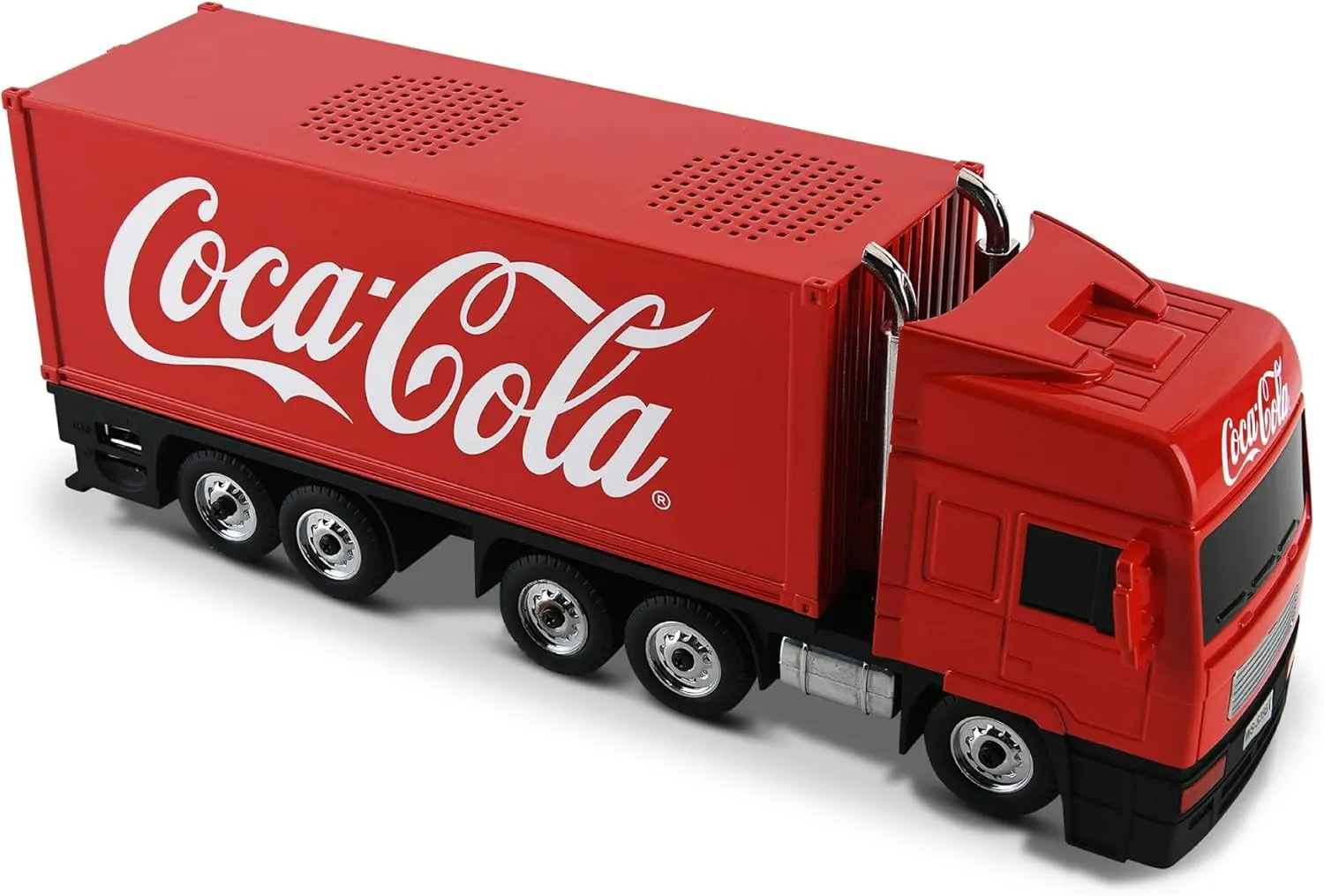 Coca-Cola Truck Replica Bluetooth Speaker with Deep Bass | USB, AUX, FM Radio, TF Card, and MP3 Compatibility Perfect for Home, Office or Group Party | Wireless Portable Speaker