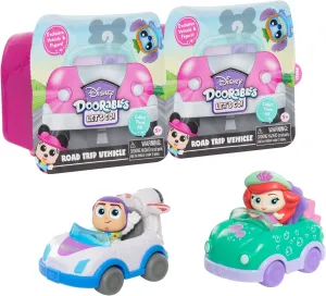 DOORABLES Disney Let’s Go Vehicles 2-Pack Series 1, Easter Basket Stuffers, Collectible Toy Figures, Officially Licensed Kids Toys for Ages 5 Up, Gifts and Presents, Amazon Exclusive
