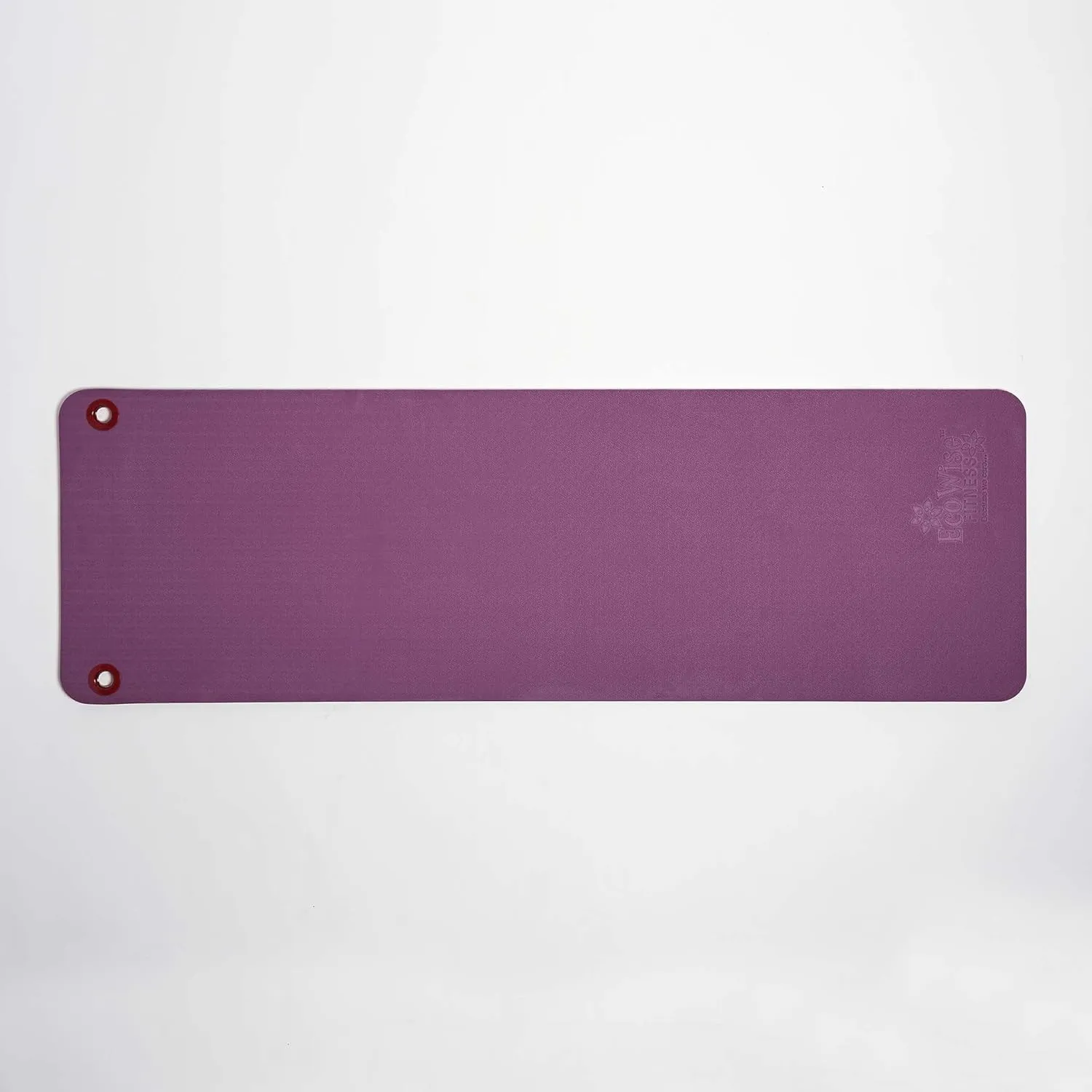 Eco Wise Fitness Workout Mat Color: Plum, Size: .63" H x 69" W x 23" D
