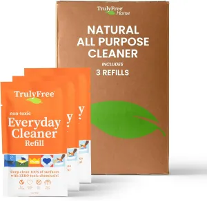 Everyday Cleaner - Multipurpose Cleaner Spray, Kitchen Counter Cleaner, Natural Cleaning Products, Multi-Surface Household Solution - Pack of 3