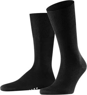 FALKE Men's Airport Dress Socks, Premium Merino Wool Cotton Blend, Sustainable Luxury, Eco-Friendly Business Casual, 1 Pair