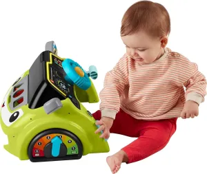 Fisher-Price Baby & Toddler Learning Toy Laugh & Learn Sit & Steer Driver Car Activity Center with Smart Stages for Ages 6  Months