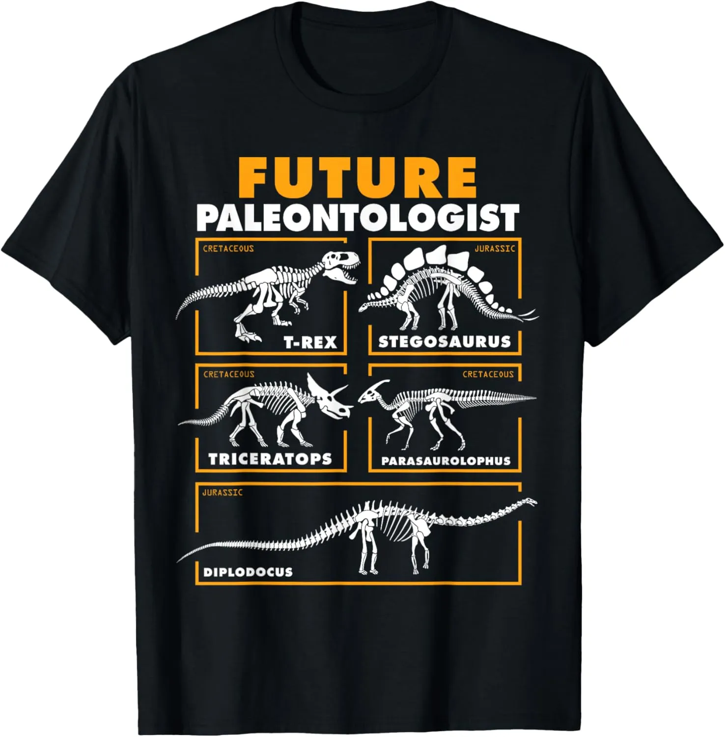 Future Paleontologist Dinosaur Fossil Paleontology kids boys T-Shirt