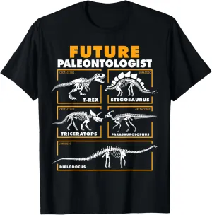Future Paleontologist Dinosaur Fossil Paleontology kids boys T-Shirt