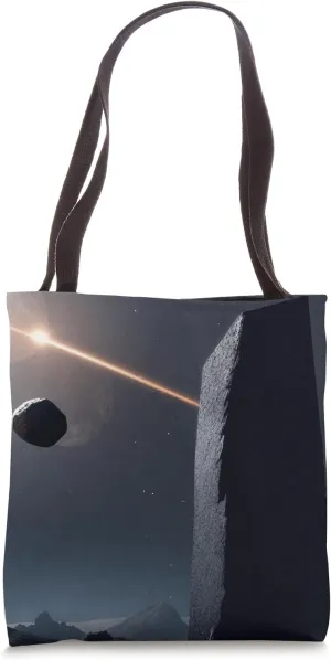 Galactic Monolith Adventure SciFi Video Game Space Print Tote Bag