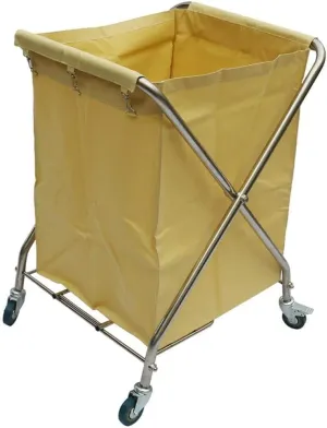 GaRcan Large Movable Trolleys, Kitchen Storage Hand Trucks, Folding Laundry Sorter Cart with Universal Brake Wheel,Hotel Collection Trolley,Room Service Rolling Cart,Movable Cover