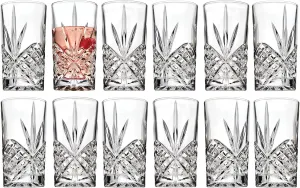 Godinger Dublin Crystal Highball Glasses, Set of 12