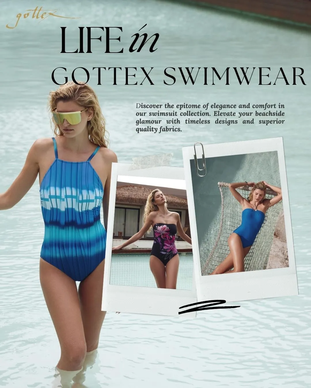 Gottex Jaguar Shinny Finish Print Women’s Surplice One Piece Bathing Suit with Soft Cups and Tummy Control Swim Essential