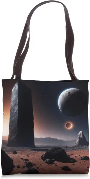 Intergalactic Cosmic Monolith SciFi Space Lovers Graphic Tote Bag