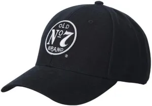 Jack Daniels Unisex Daniel's No.7 Embroidered Ball Cap Black One Size
