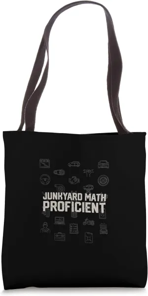 Junkyard Math Proficient Mechanic Dad Car Repair Daddy Smart Tote Bag