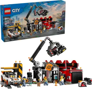 LEGO City Scrapyard with Cars - Building Toy Figures and Playset for Kids, Boys and Girls, Ages 7  - Learning and Educational Toy for Pretend Play - Gift Idea for Birthdays - 60472