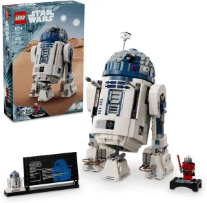 LEGO Star Wars R2-D2 Building Toy Set - Play or Display Star Wars Toy for Boys & Girls, Ages 10  - Gift Ideas for Kids & Fans - Includes 25th Anniversary Darth Malak Minifigure - 75379