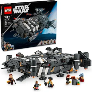 LEGO Star Wars Skeleton Crew The Onyx Cinder Spaceship Toy - Star Wars Building Toy Set for Kids, Boys & Girls, Ages 10  - Birthday Gift for Fans - 75374