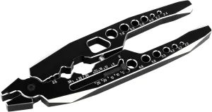Metal RC Shock Absorber Pliers RC Crawler Shocks Multifunction Pliers RC Rod Ends Disassemble Tools for Traxxas Arrma Axial Losi Redcat Racing Crawler Trucks (black)