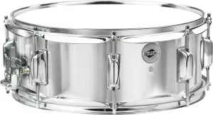 Metal Snare Drum by GRIFFIN | 14" x 5.5" inch Steel Chrome Shell | 8 Tuning Lugs & Snare Throw Off Strainer Set | Musical Instrument Kit & Drummers Key | Marching Percussion Hardware & Drum White Head