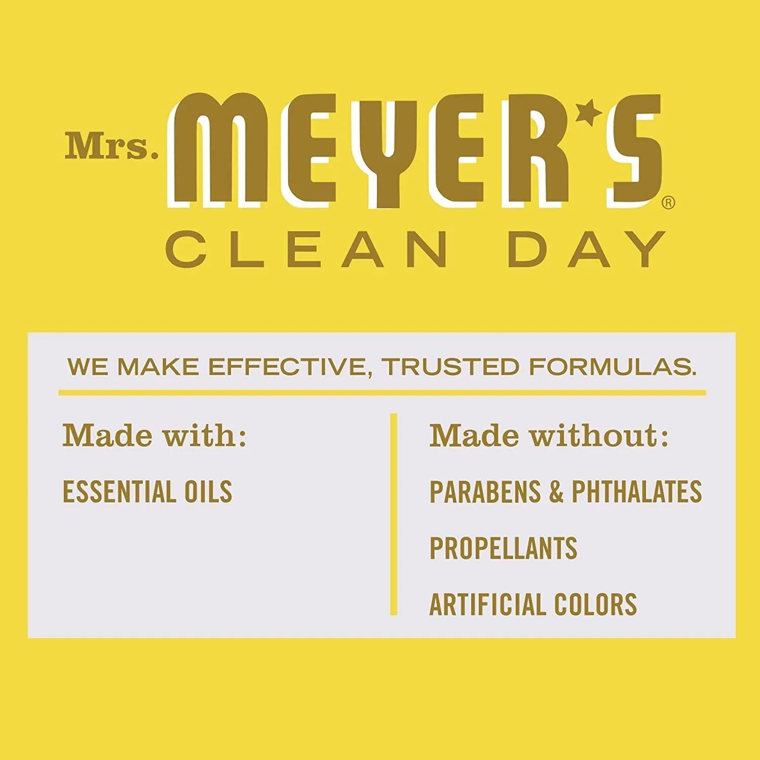 Mrs. Meyer's Kitchen Set, Dish Soap, Hand Soap, and Multi-Surface Cleaner, 3 CT (Daisy)