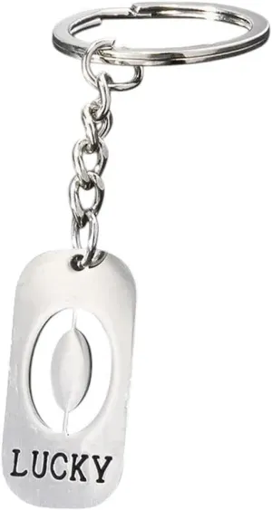 New 2026 Arrive Lucky 0-9 Number Keychain Silver Color Stainless Key Ring For Couple Gift Car Handbag Decoration Handmade Jewelry Fashion Trendy Accessories Creative