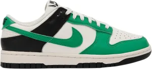 Nike Dunk Low Womens Casual Shoes (IB4363-133, White/Green)