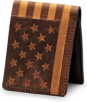NOKONA Ballglove Leather Wallet | Made with Genuine American Baseball Glove Leather | Made in The USA and Customizable