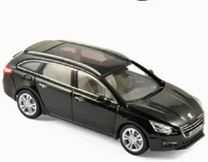Norev NV475807 1:43 Scale Peugeot 508 SW 2010 Perla Nera Black Model Car