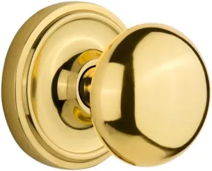 Nostalgic Warehouse Classic Rosette with New York Round Door Knob