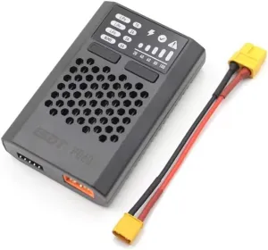 PD60 60W 6A Quick Smart Charger Lipo LiHV Life NIMH/Cd for ISDT Battery Balance Charger Type-C Input XT30 Connector for RC Racing Drones (PD60 XT60F-XT30M)
