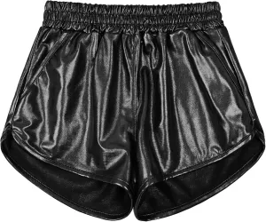 Perfashion Girls Metallic Shorts Sparkly Shiny Hot Pants Gold/Silver/Pink Outfit