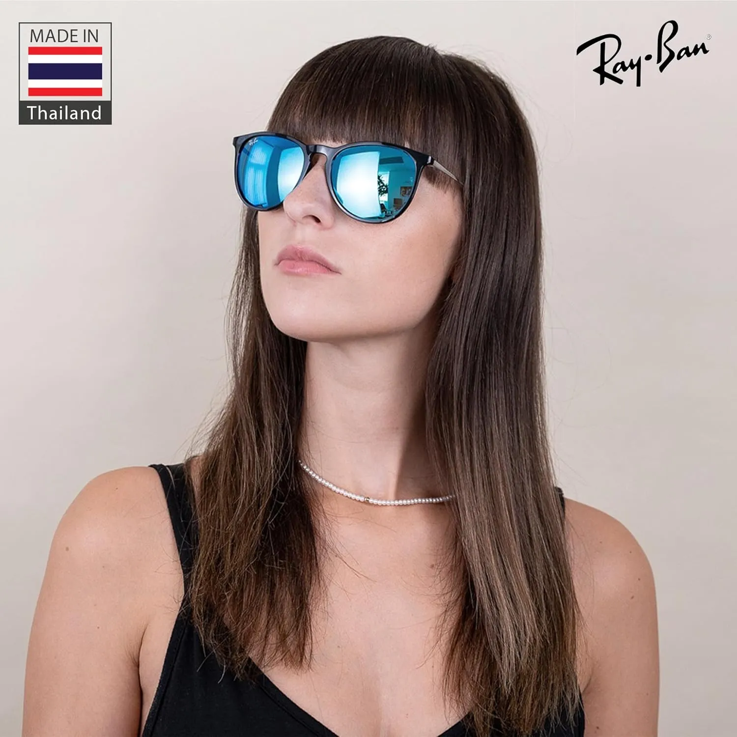 Ray-Ban RB4171 ERIKA Classic Phantos Shape Sunglasses With Eyewear Kit Bundle - High Bridge Fit - Retro Sunglasses