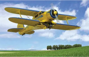 Roden Beechcraft D17S Staggerwing Airplane Model Kit
