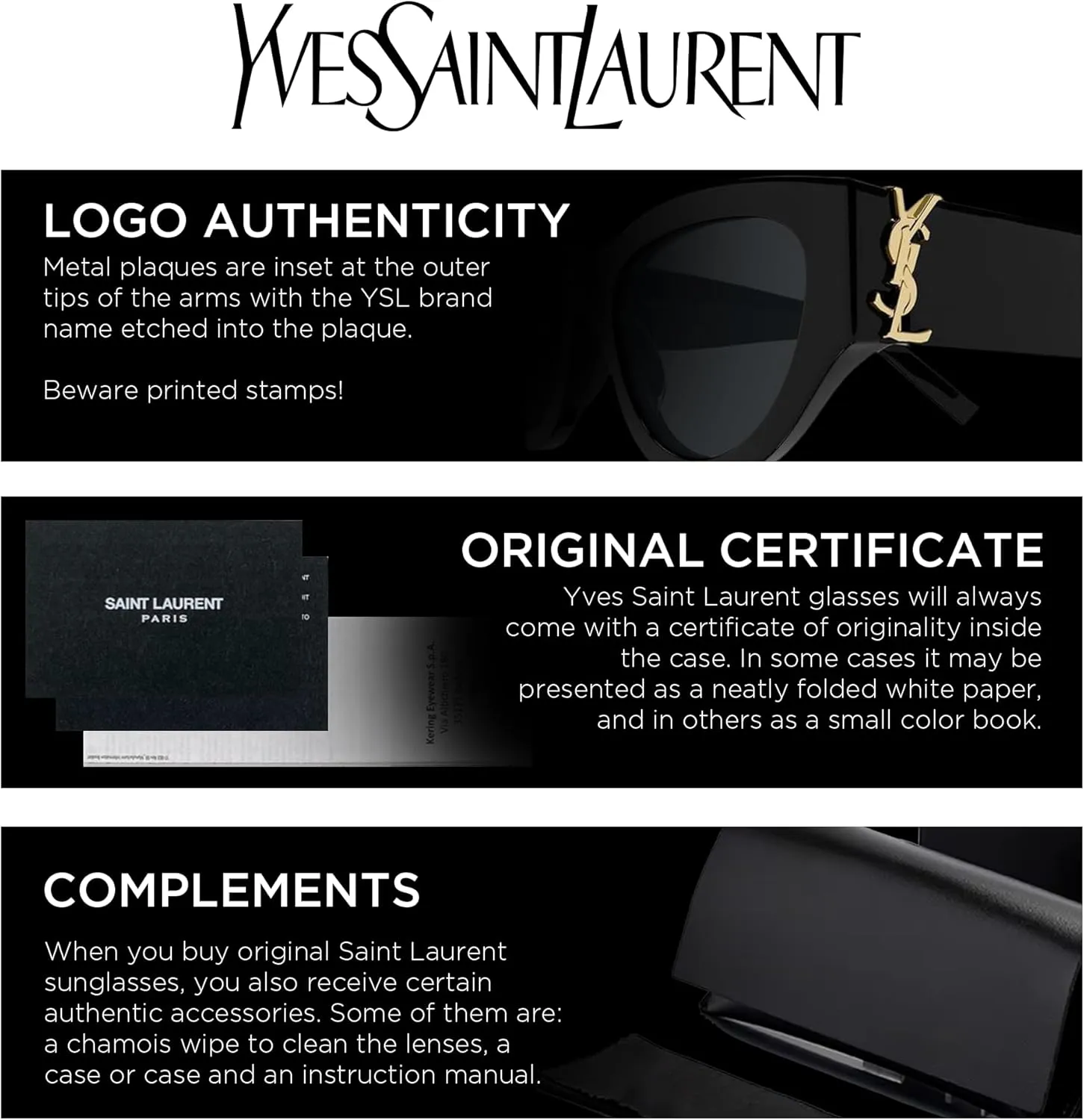 SAINT LAURENT SL CLASSIC 11 M Pilot shape Sunglasses   Bundle with eSHADES Luxury Eyewear Kit