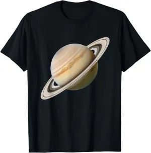 Saturn Space Science Planet Graphic T-Shirt