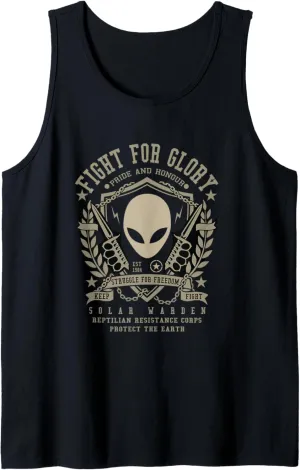 Secret Space Program / Disclosure / Reptilian Corps Design Tank Top