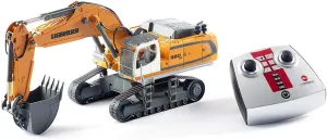 Siku 6740, Liebherr R980 SME Crawler Excavator, Radio Controlled, 1:32, Includes Remote Control, Metal/Plastic, Battery Operated, Multifunction, Yellow