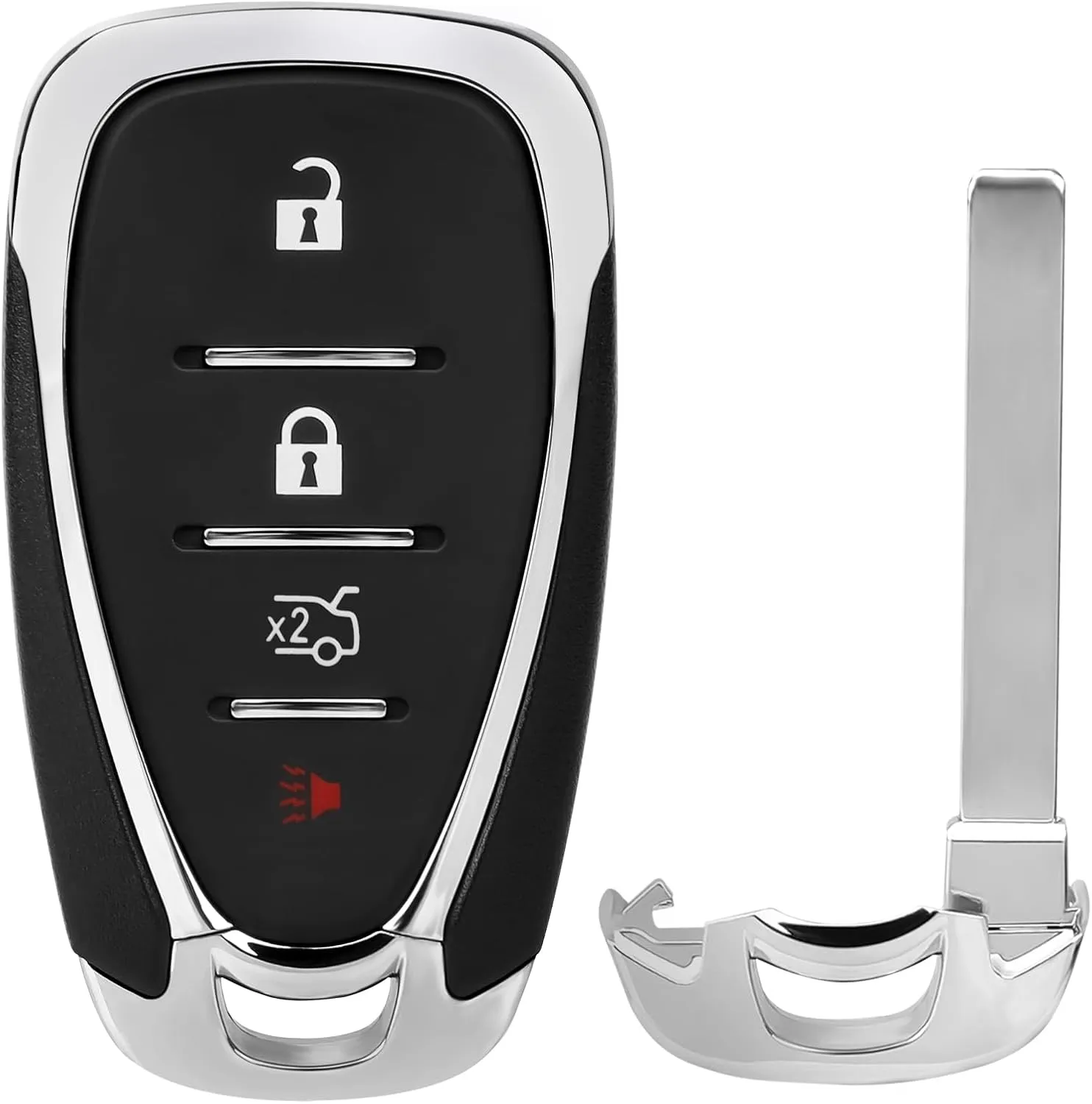 Smart Key Fob, Replacement for Chevrolet Malibu Camaro Cruze 2016 2017 2018 2019 2020 2021, Keyless Entry Remote Control Proximity Smart Car Key Fobs Replacement, HYQ4EA, 13508771, 433Mhz