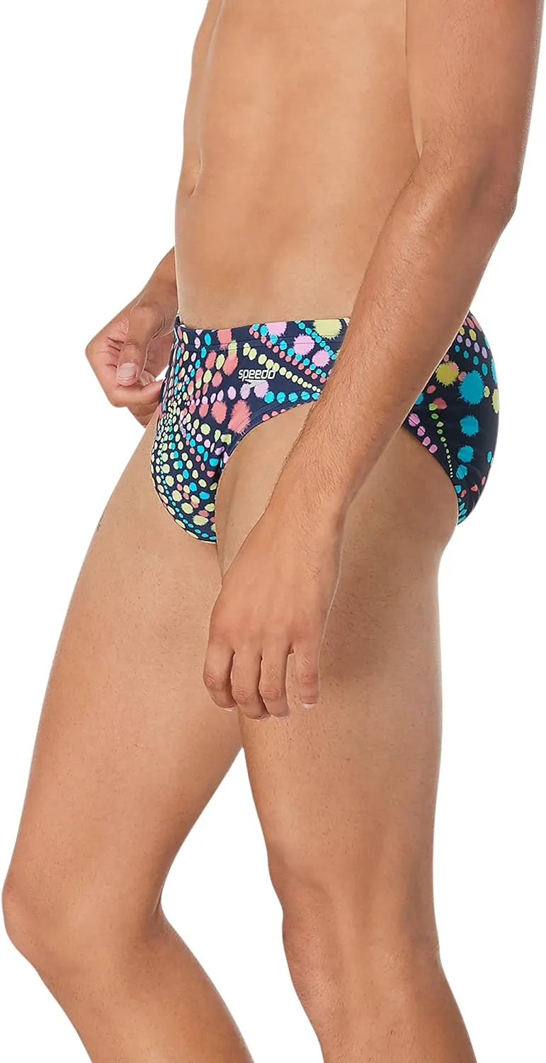 Speedo Men's Swimsuit Brief Eco Flex 2” Outseam Beachstar