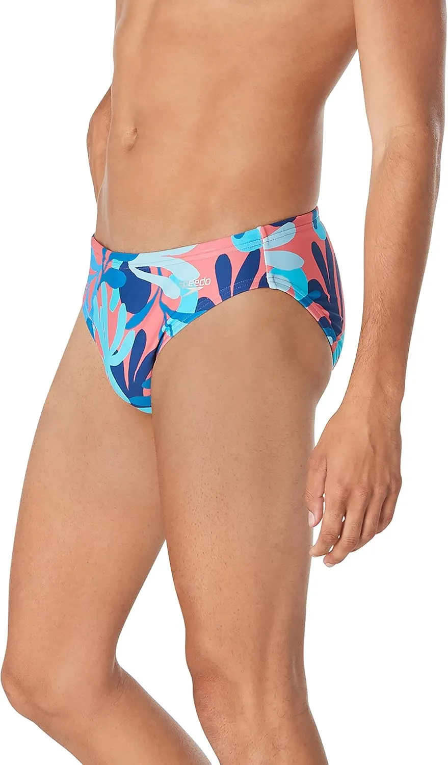 Speedo Men's Swimsuit Brief Eco Flex 2” Outseam Beachstar