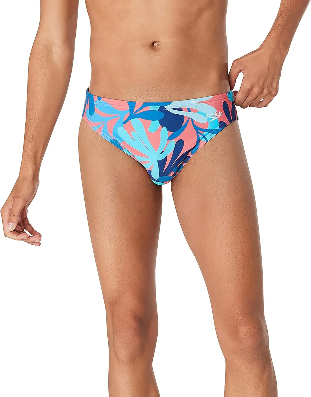Speedo Men's Swimsuit Brief Eco Flex 2” Outseam Beachstar