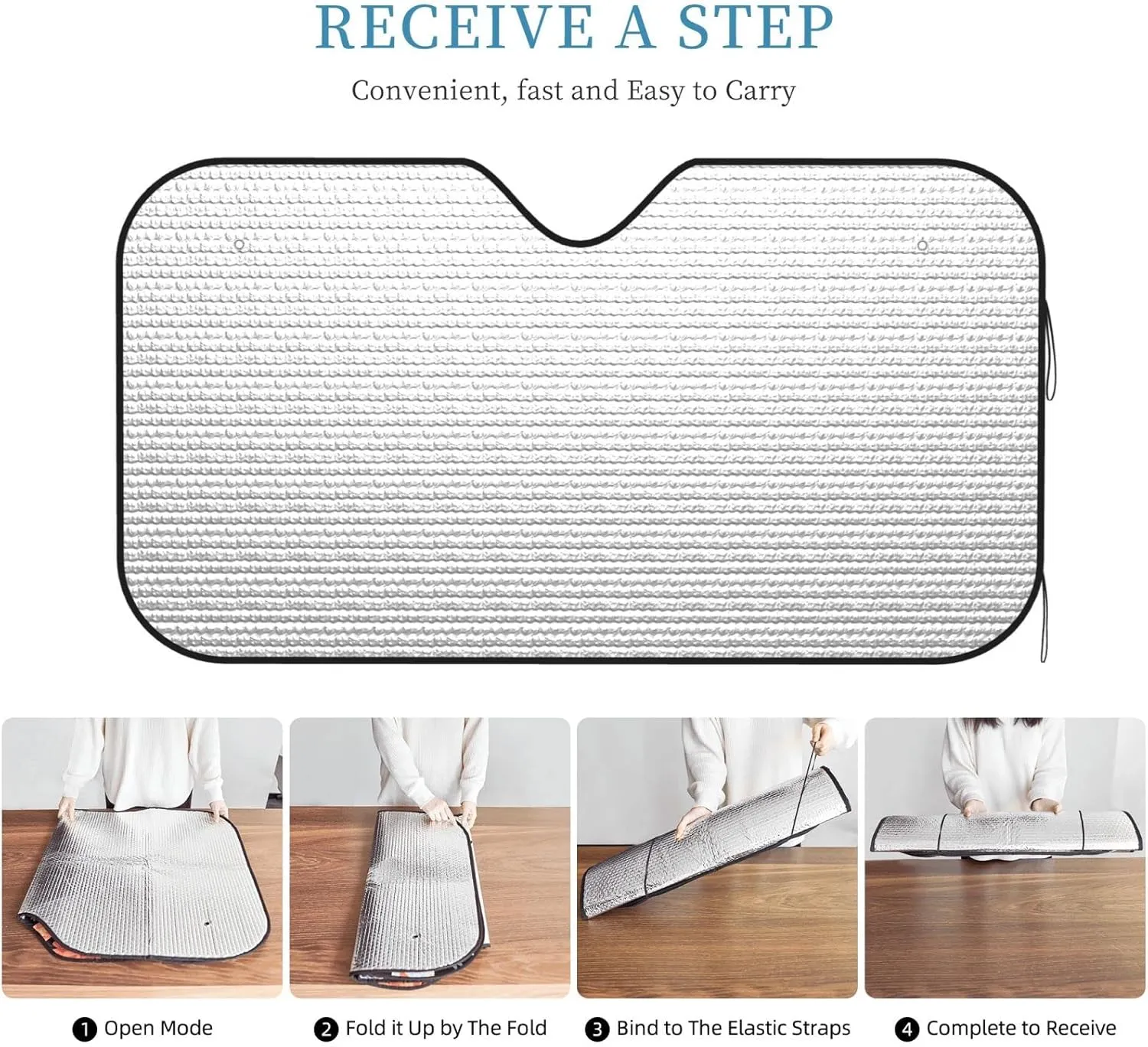 Stop Staring at My Cock Windshield Sun Shade Keep Your Vehicle Cool, for SUV Cars Trucks Universal Sun Shade
