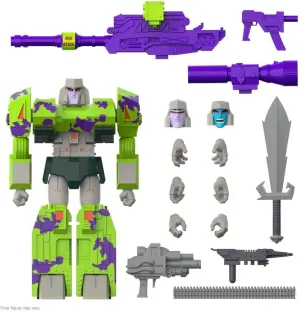 Super7 ULTIMATES! Transformers Megatron (G2 Comic) - 7" Transformers Action Figure with Accessories Classic Cartoon Collectibles and Retro Toys